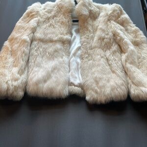 Women's Cream Teddy Jacket